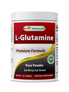Best Naturals L-Glutamine 1 LB Powder - Picture 1 of 7