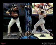 1999 Finest Double Feature #DF6 Albert Belle & Cal Ripken Jr Refractor