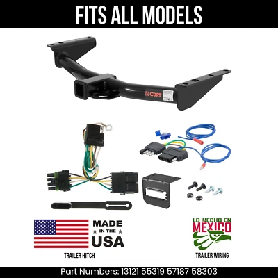 Enganche de remolque para GMC Yukon 92-99 + cableado de 5 pines para todos los modelos Curt 13121 55319 Foto 1 de 4