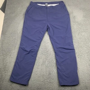 Rohan Mens Pants 40x30 R Straight Blue Dry Requisite Trousers Pockets Rain - Picture 1 of 10