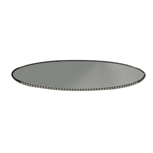 For BMW E46 M3 E39 M5 Oval Rear View Mirror Dimming Replacement Glass Cell New - Picture 1 of 7