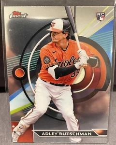 2023 Topps Finest Adley Rutschman RC Base #22 Baltimore Orioles  - Picture 1 of 2
