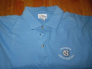 Vintage Cotton Exchange NORTH CAROLINA TAR HEELS (2XL) Polo Shirt MICHAEL JORDAN - Bild 1 von 4