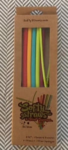 Pajitas Softly 5 pajitas, diámetro estándar 8,25. Incluye una escobilla de paja - Imagen 1 de 2