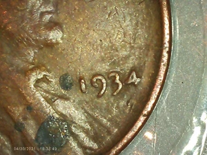 1934 Lincoln Wheaty Wheat Penny *no mint mark* - rare coin, half size 1 in 1934! - Picture 1 of 9