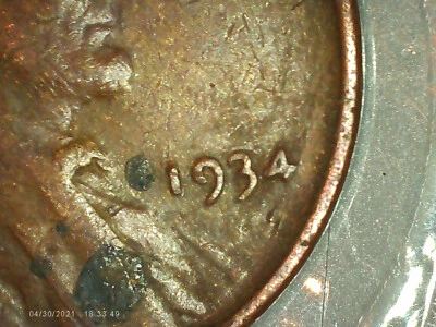 1934 Lincoln Wheaty Wheat Penny *no mint mark* - rare coin, half size 1 in 1934! - Image 1 of 4