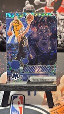 2022-23 Panini Mosaic Fast Break Silver Disco Tyrese Halliburton Montage 