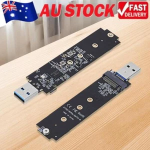 NVME to USB Adapter 10Gbps USB 3.1 Gen 2 to M.2 NVMe SATA SSD Converter Adapter - Afbeelding 1 van 9