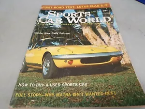 Jul 1968 SPORTS CAR WORLD Mag LOTUS ELAN Mazda COSMO Corolla Sprinter Elfin - Bild 1 von 7