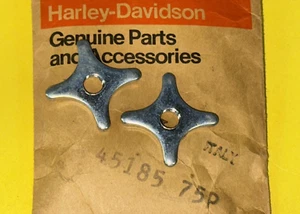 HARLEY AERMACCHI PAIR of 45185-75P cable adjuster NUTS  1975 1976 1978 SXT125 - Bild 1 von 1