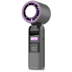 100-speed high-speed handheld fan Mini USB charging foldable portable turbo fan - Picture 1 of 21