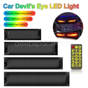 Demon Eyes Light for Car DIY Programmable APP Bluetooth Control LED Panel Light - Picture 1 of 26