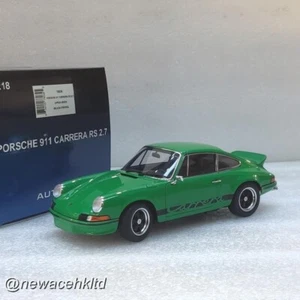 PORSCHE 911 CARRERA 2.7 RS (VIPER GREEN/BLACK STRIPES) AUTOart MODEL 1/18 #78034 - Picture 1 of 2