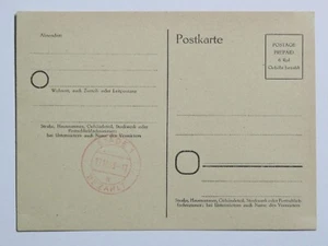 Alliierte Besetzung Behelfsganzsache P 709  c Stade 17.11.1946 * - Picture 1 of 2