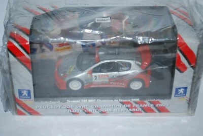 NOREV PEUGEOT 206 WRC CHAMPION DE FRANCE 2005 NICOLAS BERNADI SCALE 1/43 - Photo 1/3