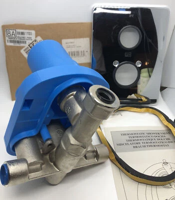 Válvula termostática Whitehaus WHLX785TC con placa cuadrada NUEVA **SIN PERILLAS** Foto 1 de 4