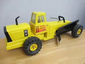 Tonka Turbo Diesel Metal Road Grader with Sling Blade - Picture 1 of 15