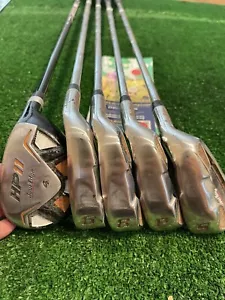 Tour Edge HP2 Set 4 Hybrid 6-PW, SW (No 7) Irons Set Steel Shafts - Picture 1 of 9
