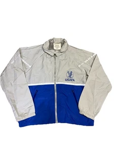 Vintage 90s US Air Force Academy USAFA Track Windbreaker Size Large - Bild 1 von 5