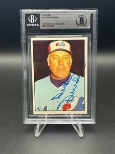 DUKE SNIDER 1975 SSPC #351 Autograph / Signed Montreal Expos 🔥 BGS Authentic - Picture 1 of 3
