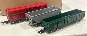 American Flyer S Gauge Rolling Stock Lot 629 631 640 Stock Car Hopper Gondola - Picture 1 of 13