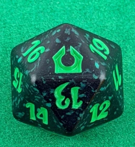 Magic MTG Green - Spin Down / D20 / Life Counter - Return to Ravnica - Bild 1 von 2