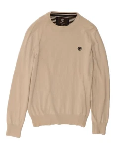 TIMBERLAND Mens Earthkeepers Crew Neck Jumper Sweater Small Beige AP08 - Picture 1 of 4