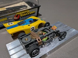 Aurora AFX Porsche 917 mit super seltenem Mean Green Magnatraction Chassis - Bild 1 von 7