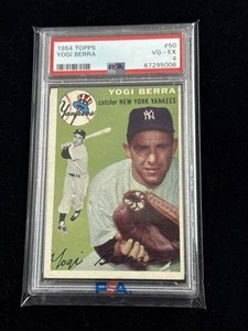 1954 TOPPS #50 YOGI BERRA NEW YORK YANKEES PSA 4 - Picture 1 of 2