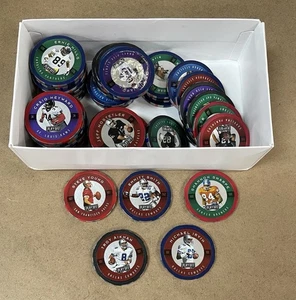 2007 PLAYOFF CHIP SHOTS 55 CHIP LOT - VARIOUS TEAMS/PLAYERS W/AIKMAN YOUNG - Picture 1 of 4