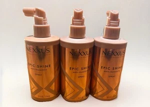 Lot Of 3 Nexxus Epic Shine Long Lasting Women's Anti-Humidity Spray, 8 oz - Picture 1 of 8
