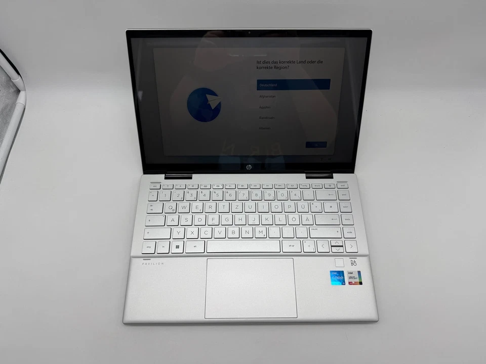 HP Pavilion x360 14-dy0055ng i5-1135G7 8GB 256GB SSD Silber Touch MwSt. - Bild 1 von 4