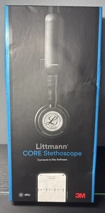 3M Littmann CORE Digital Stethoscope 8890-Black Tubing Mirror Chestpiece - Picture 1 of 4