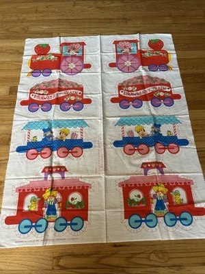 Almohada de tren Strawberry Shortcake 1982 vintage tela recortada nuevo patrón 5731 Foto 1 de 4