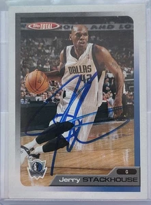 Jerry Stackhouse 2005-06 Topps Total Signed Rookie - Picture 1 of 2