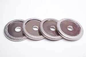 10mm Vacuum Brazed Flute Fluting Wheels Drainer Draining Grooves single or set - Picture 1 of 7