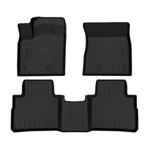 For 2021-2023 Nissan Rogue TPE Floor Carpet Mats Easy To Clean All Weather