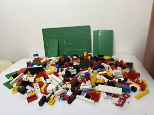 2 Pfund Bulk Vintage Lego & Tente Lot verschiedene Blöcke in 1 Gallone Druckverschlussbeutel - Bild 1 von 9