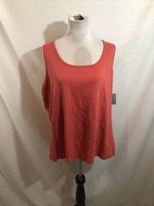Relativity Coral Tank Top - Womens 2X, NWT, Bust 23” - Picture 1 of 5