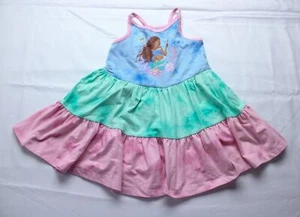 Disney Store Girl's The Little Mermaid Ariel Tie-Dye Dress EJ2 Multi Size 3 NWT  - Picture 1 of 3