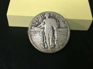 1928-P Standing Liberty Quarter 90% Silver Content 1928 P Inventory #507 - Picture 1 of 2