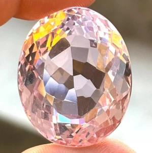 AAA+ Large Pink Topaz 178.50 Ct. Oval Cut Loose Gemstone Gift for Women/Her - Picture 1 of 11