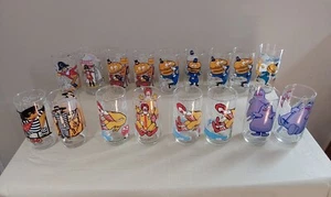 Vintage Lot 17 McDonald’s Collector Series Glasses with Ronald McDonald Promo - Picture 1 of 15