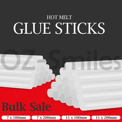 Bulk Clear Hot Melt Glue Sticks Adhesive Craft Stick Glue Gun 7mm 11mm 200mm Au - image 1 of 4
