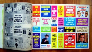MAD SPECIAL MAGAZINE - n.3 - 1970 con SET COMPLETO adesivi - ALFRED E. NEUMAN - Foto 1 di 2