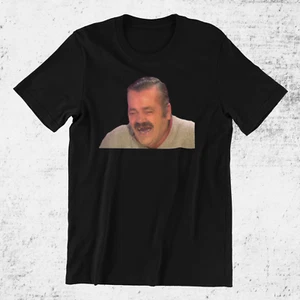 El Risitas Meme Laughing Herren Unisex bedruckt Baumwolle T-Shirt Top T-Shirt Sportbekleidung - Bild 1 von 5