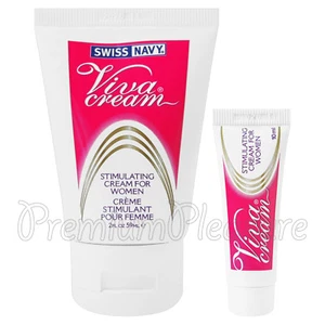 Swiss Navy Viva Cream Stimulating gel for women Clitoral lube Warming Tingling - Picture 1 of 3