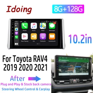 10.3 inch 8Core Android Car Radio For Toyota RAV4 2019-2022 Carplay Head Unit FM - Picture 1 of 14