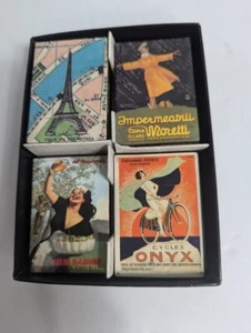Cavallini & Co Refrigerator Fridge Mini Magnets Set of 26 French Italian Posters - Picture 1 of 6