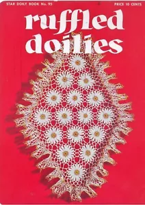 Vintage 1952 Crochet Pattern Ruffled Doilies, all 8 patterns in one booklet 4 - Picture 1 of 10